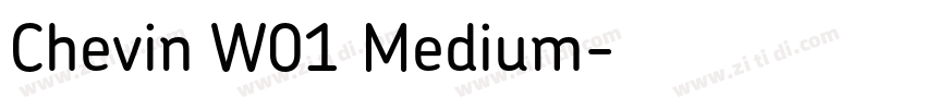 Chevin W01 Medium字体转换 Chevin W01 Medium字体转换
